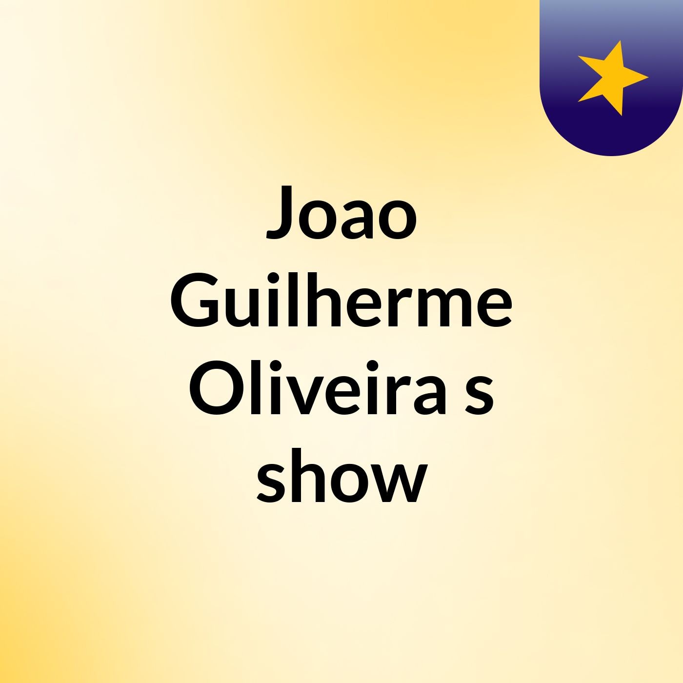 Joao Guilherme Oliveira's show