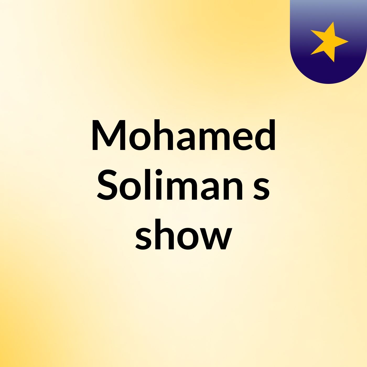 Mohamed Soliman's show