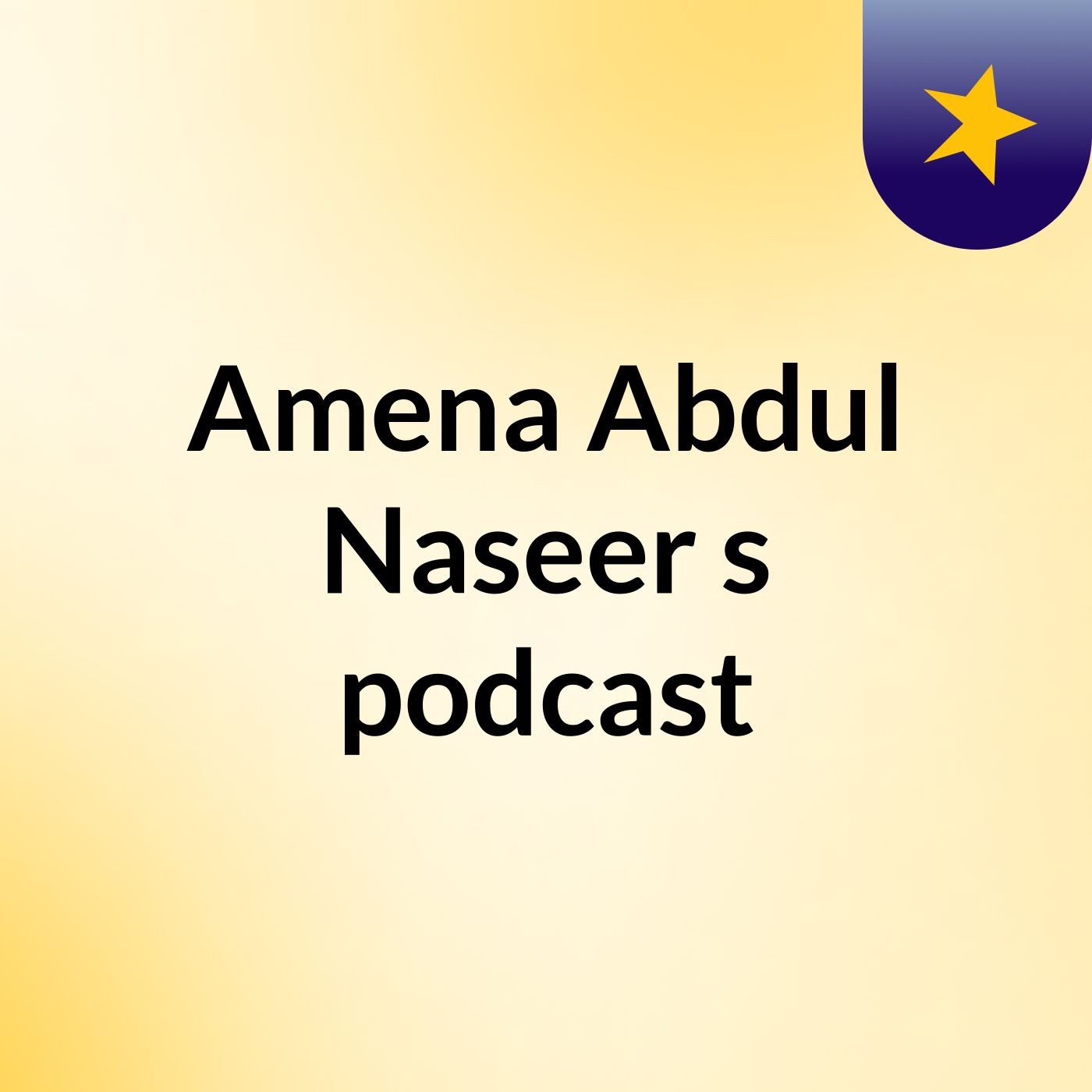 Amena Abdul Naseer's podcast