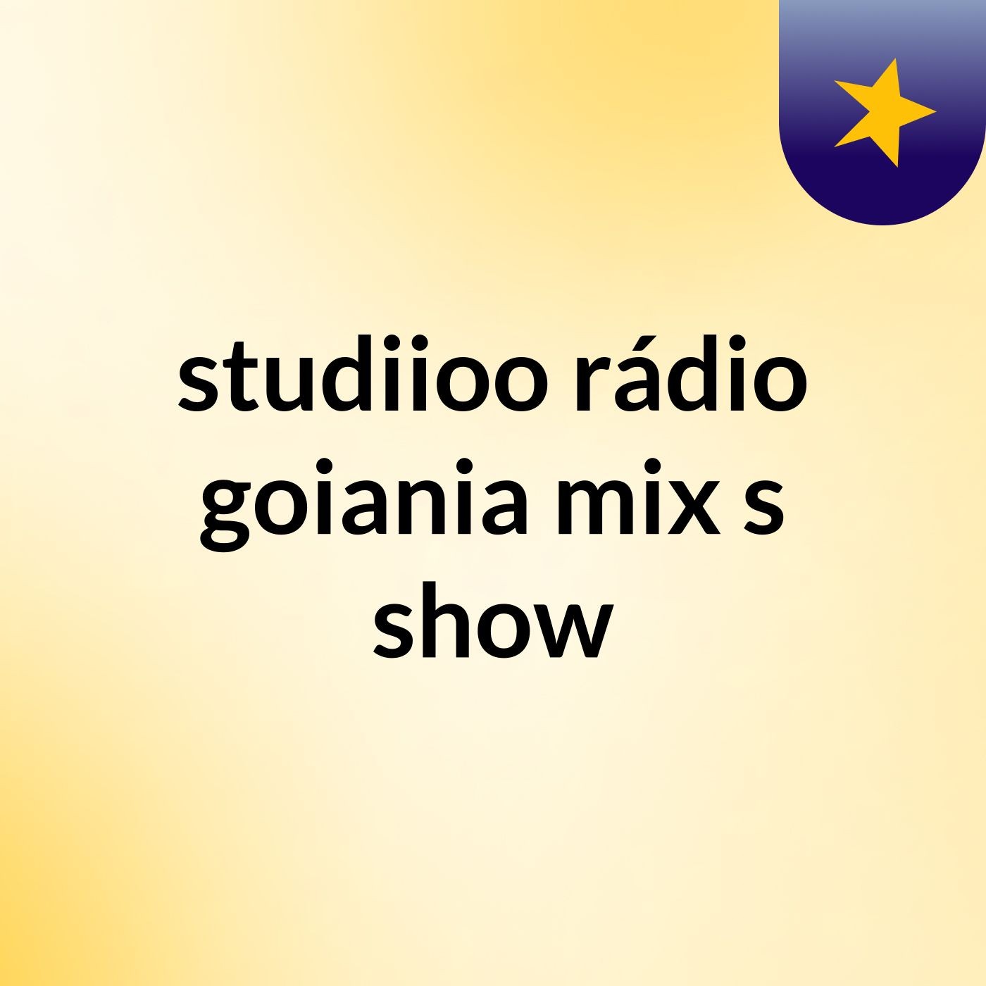 studiioo rádio goiania mix's show