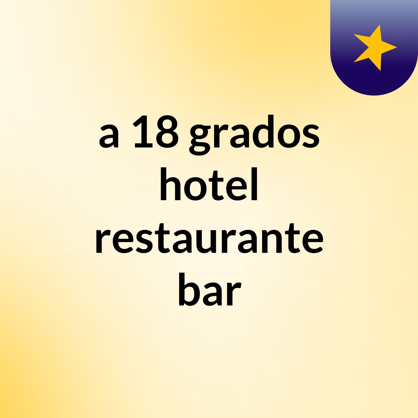 a 18 grados hotel restaurante bar