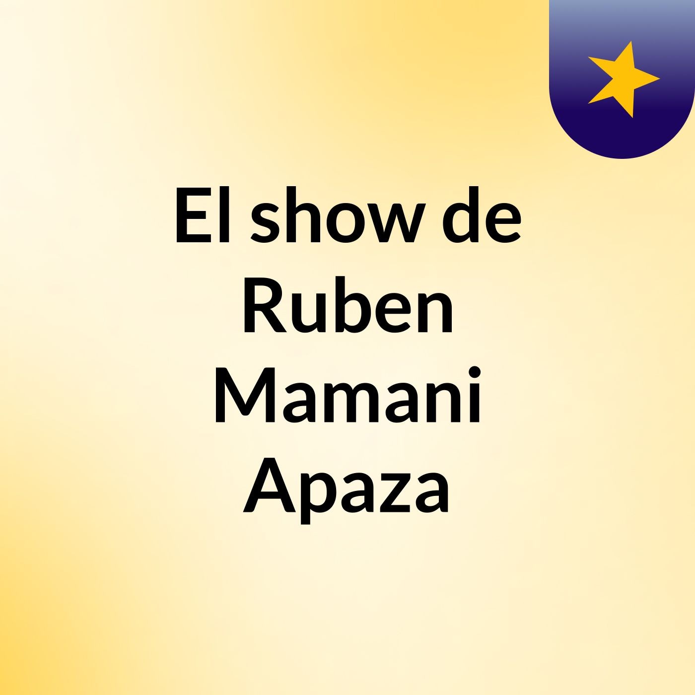 El show de Ruben Mamani Apaza