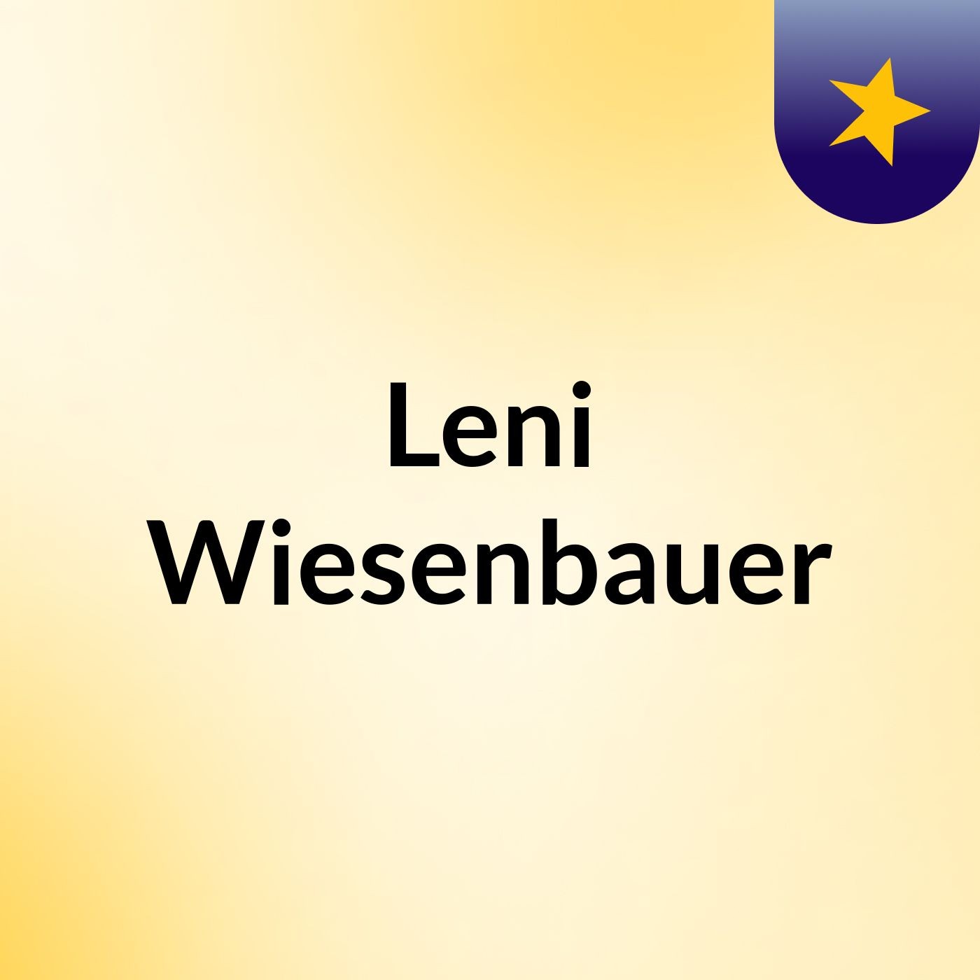 Leni Wiesenbauer podcast artwork