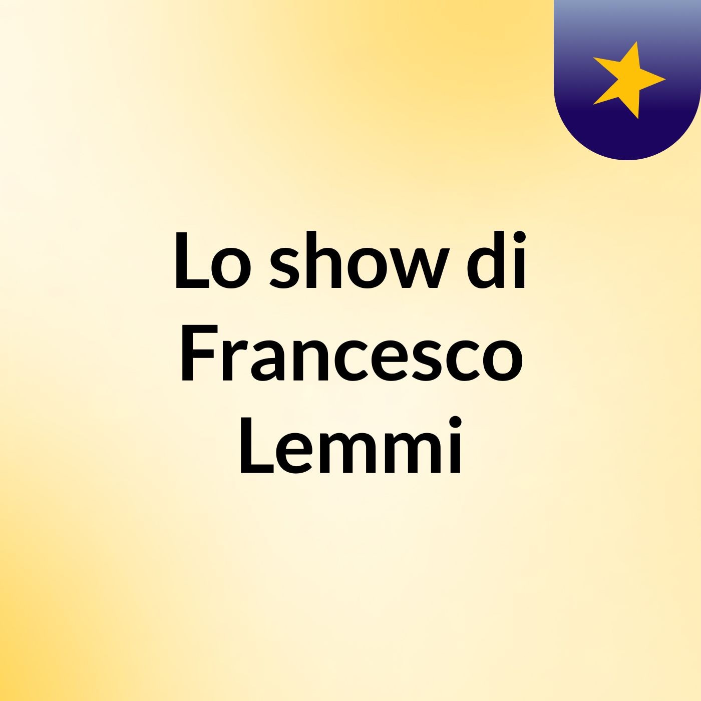 Lo show di Francesco Lemmi