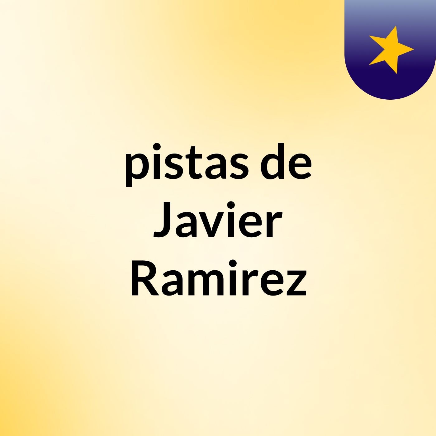 pistas de Javier Ramirez
