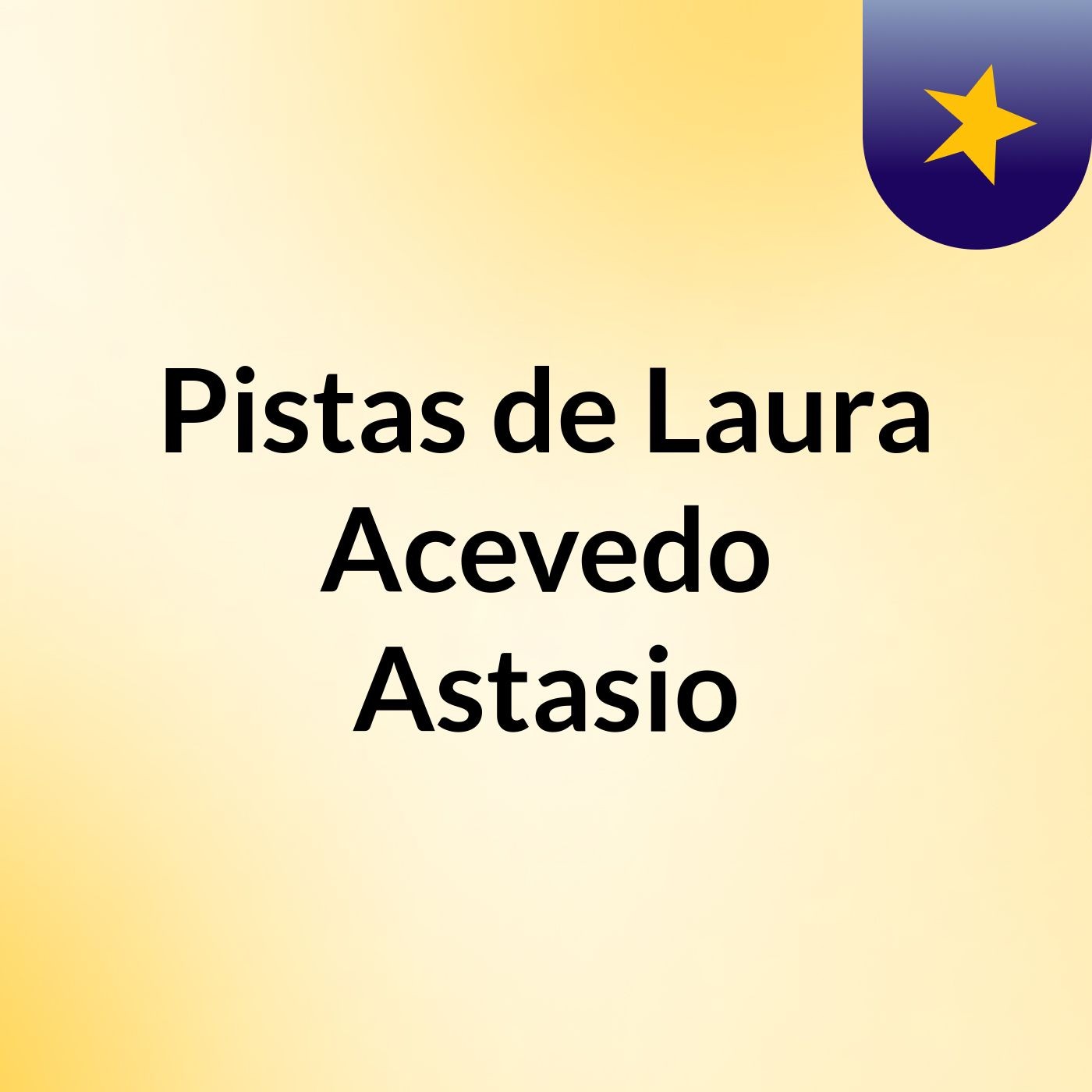 Pistas de Laura Acevedo Astasio