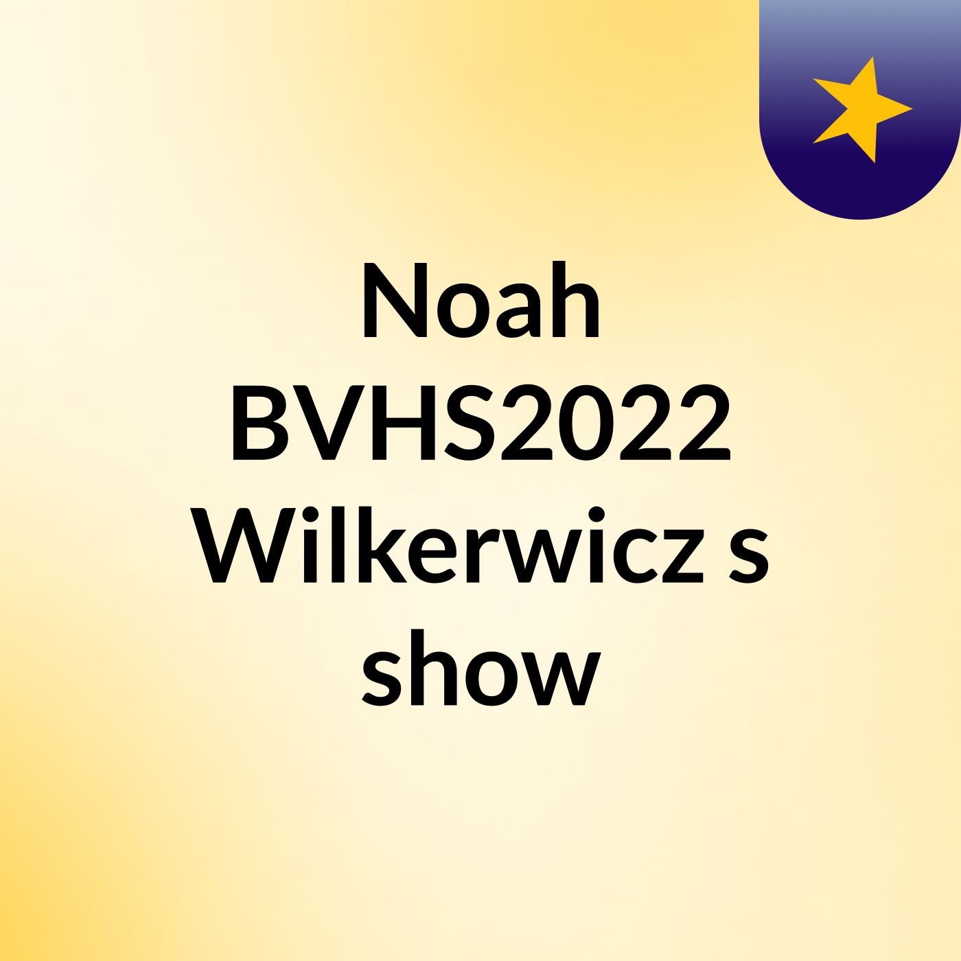 Noah BVHS2022 Wilkerwicz's show