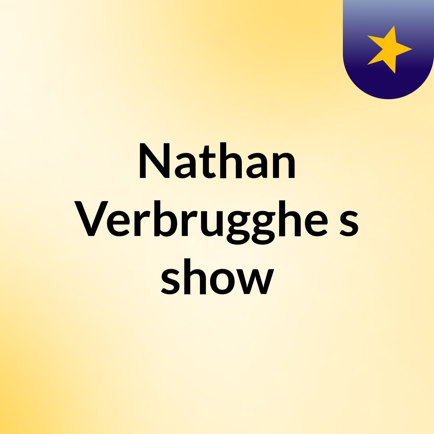 Nathan Verbrugghe's show