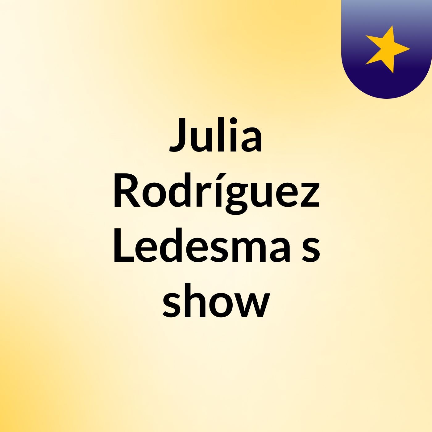 Julia Rodríguez Ledesma's show