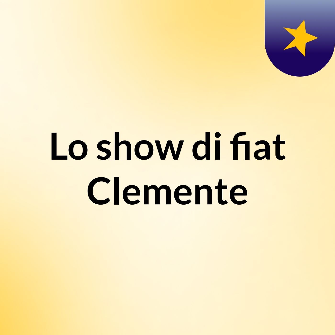 Lo show di fiat Clemente