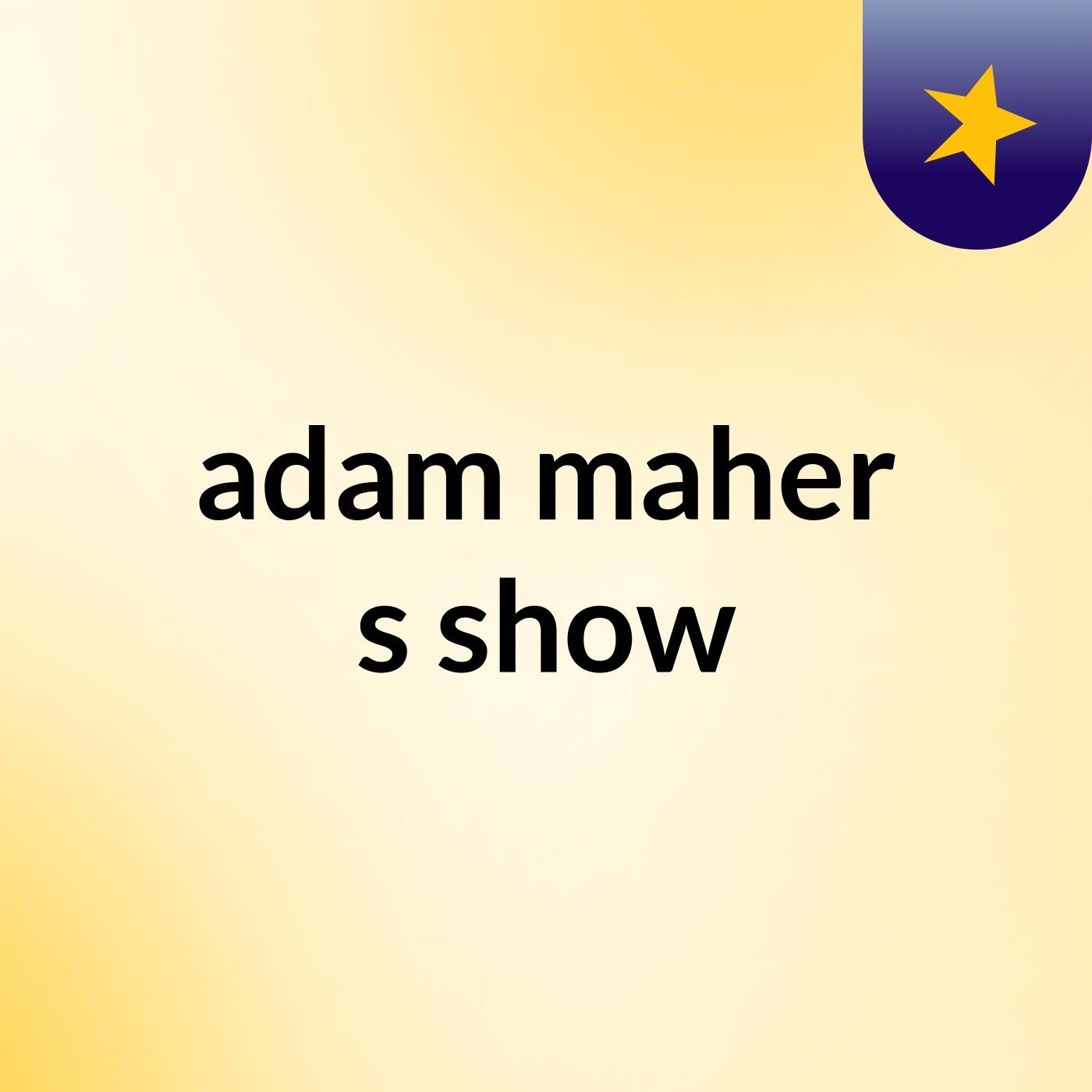 adam maher's show cover art