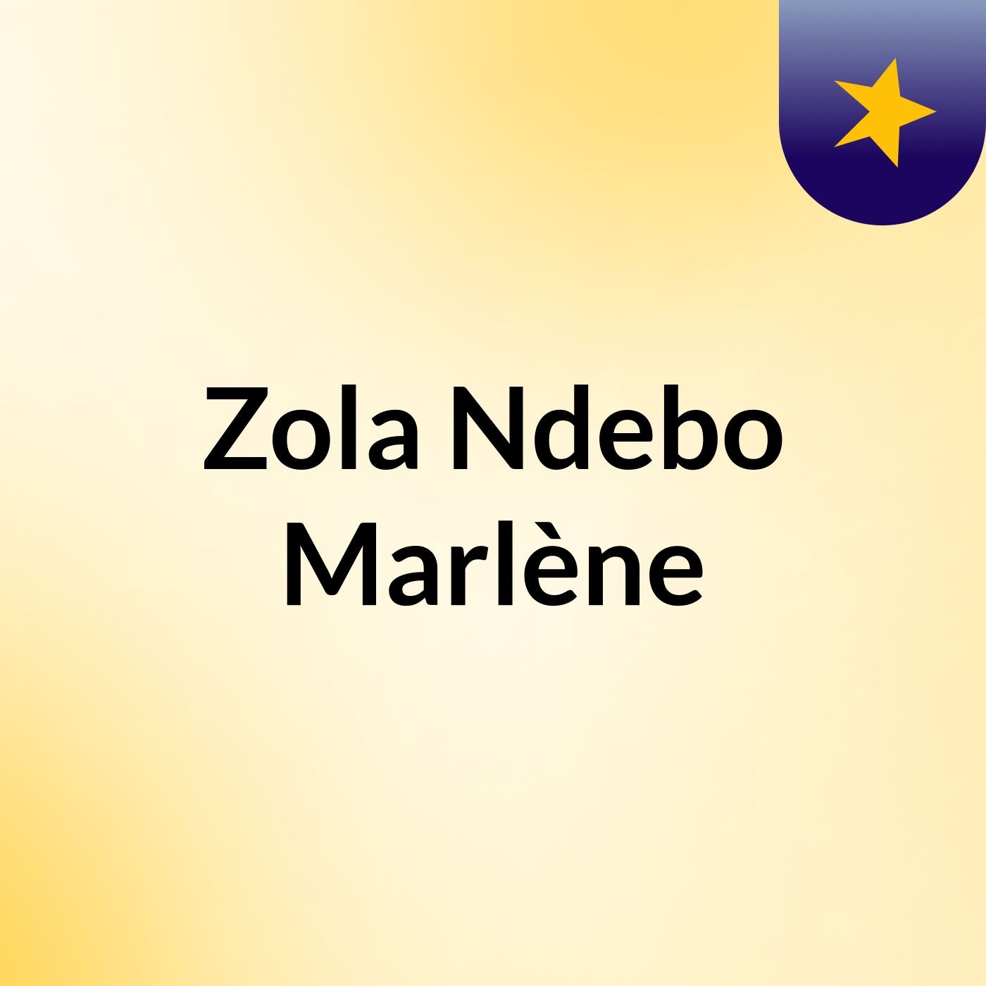 Zola Ndebo Marlène