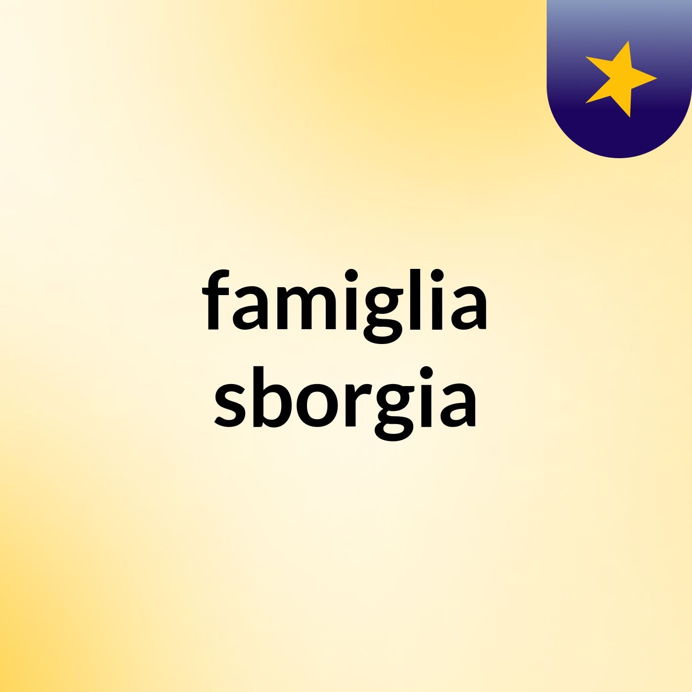 famiglia sborgia