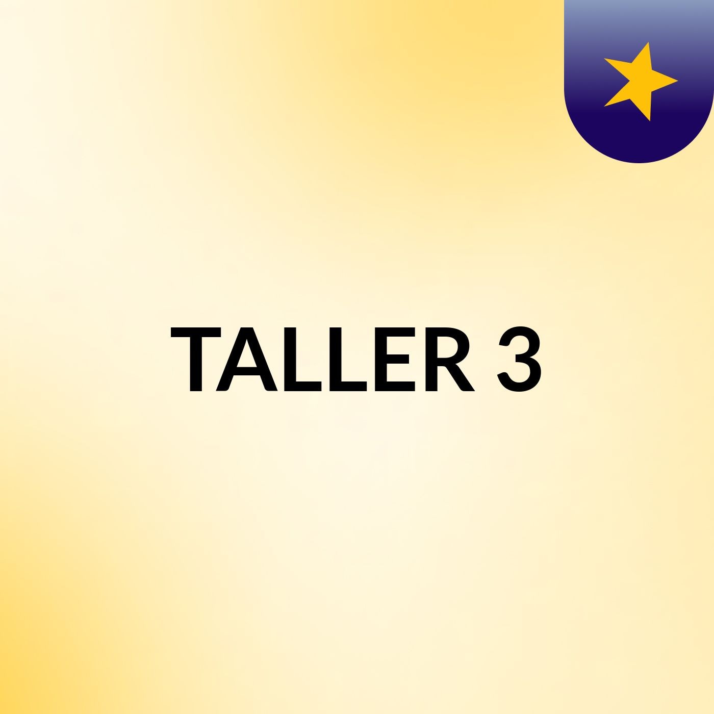 TALLER 3