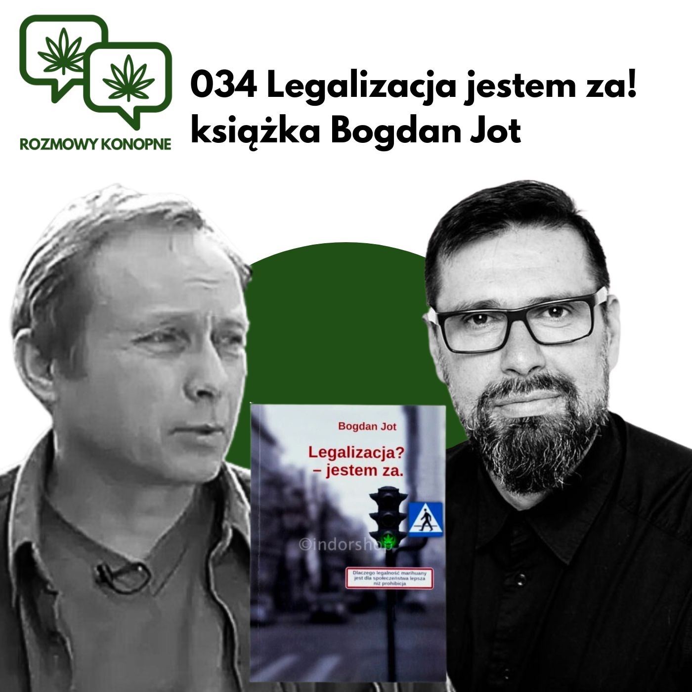 Okładka odcinka: Dlaczego legalizacja chroni młodzież i uderza w dilerów — Bogdan Jot (odc. 034)