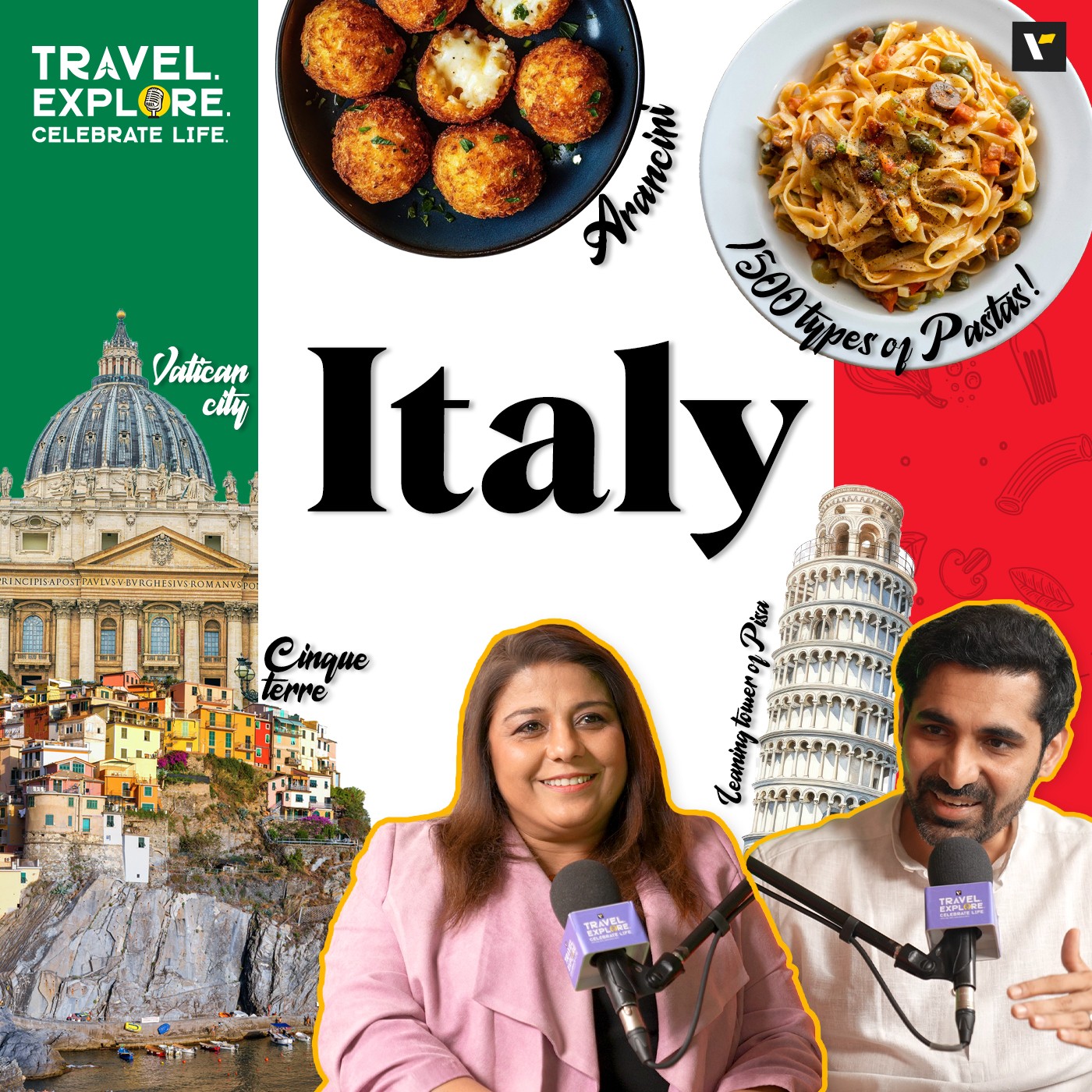 🛵📮 The Postcards from Italy 💌🍝 TECL Podcast with Neil and Sunila
