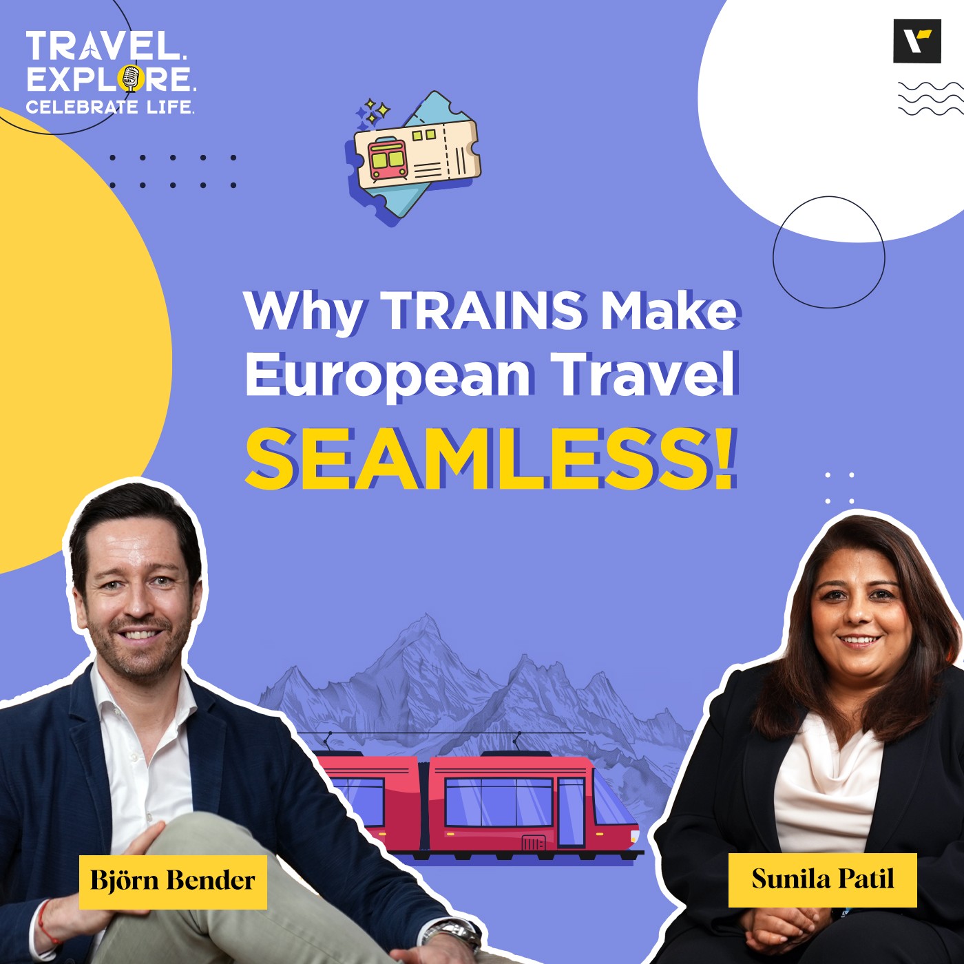 🚂💨 Why TRAINS Make European Travel SEAMLESS! 🎫🇪🇺|  TECL Podcast | Sunila Patil & Björn Bender