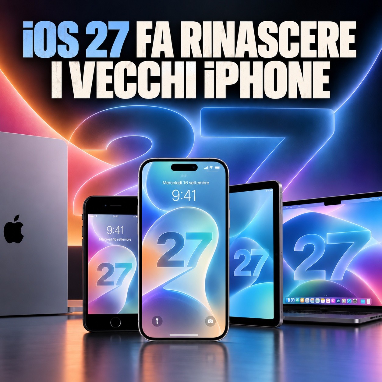 IO&TEch – Stagione 11 ep 39: iOS 27 fa rinascere i vecchi iPhone