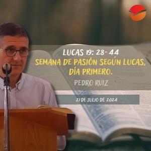 Portada de Semana de Pasión según Lucas, día Primero