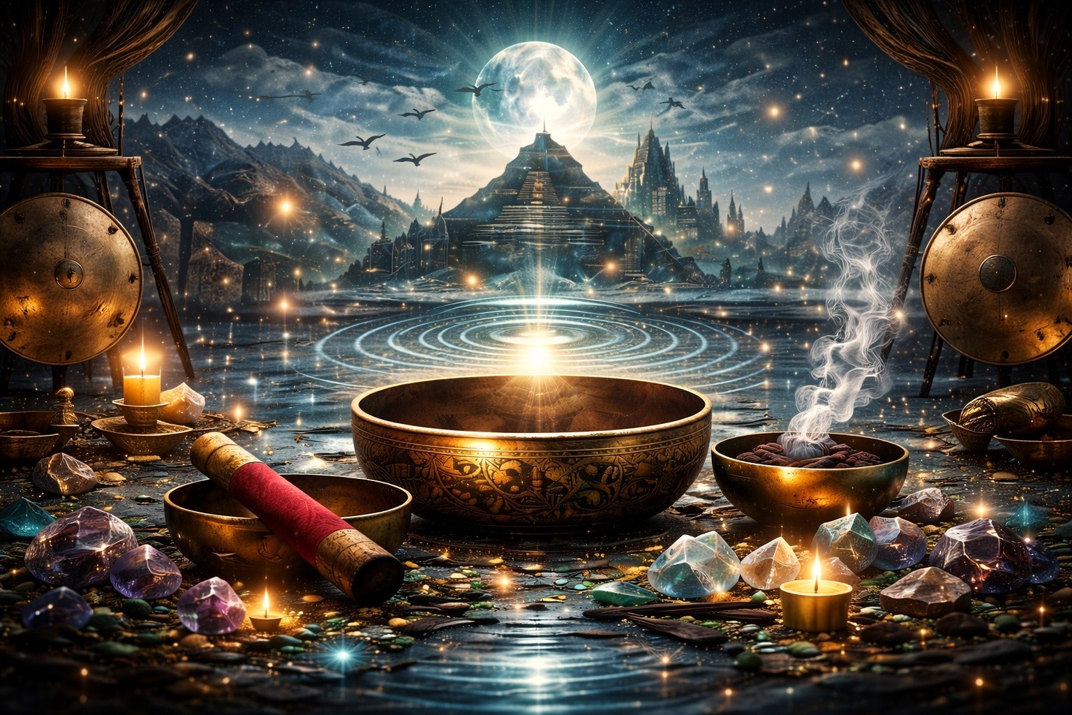 The Echoes of Atlantis: Sound Healing’s Resurgence This Year