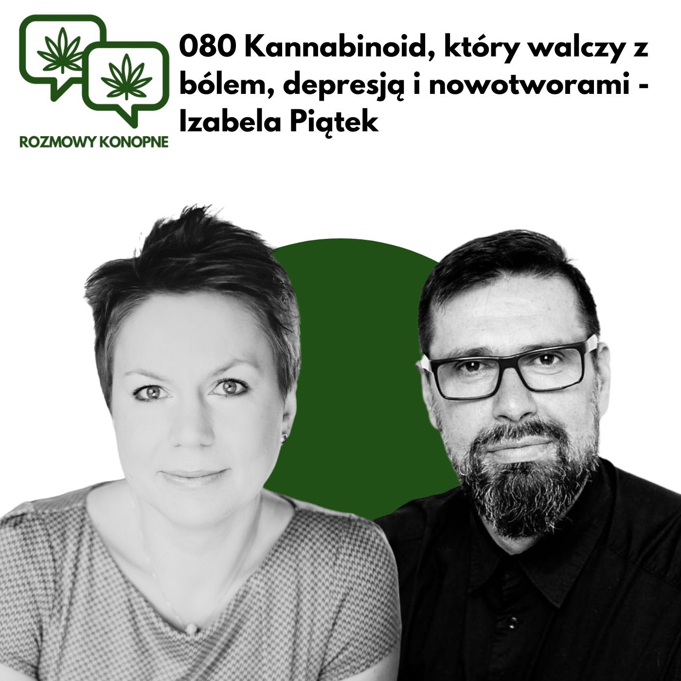 Okładka odcinka: CBC — mniej znany kannabinoid: Izabela Piątek o potencjale i wyborze ekstraktu (odc. 080)