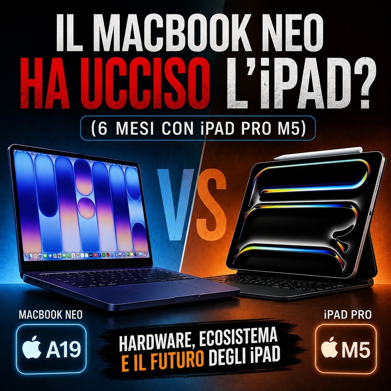 IO&TEch – Stagione 11 episodio 18: Il MacBook Neo ha ucciso l’iPad? (6 mesi con iPad Pro M5)
