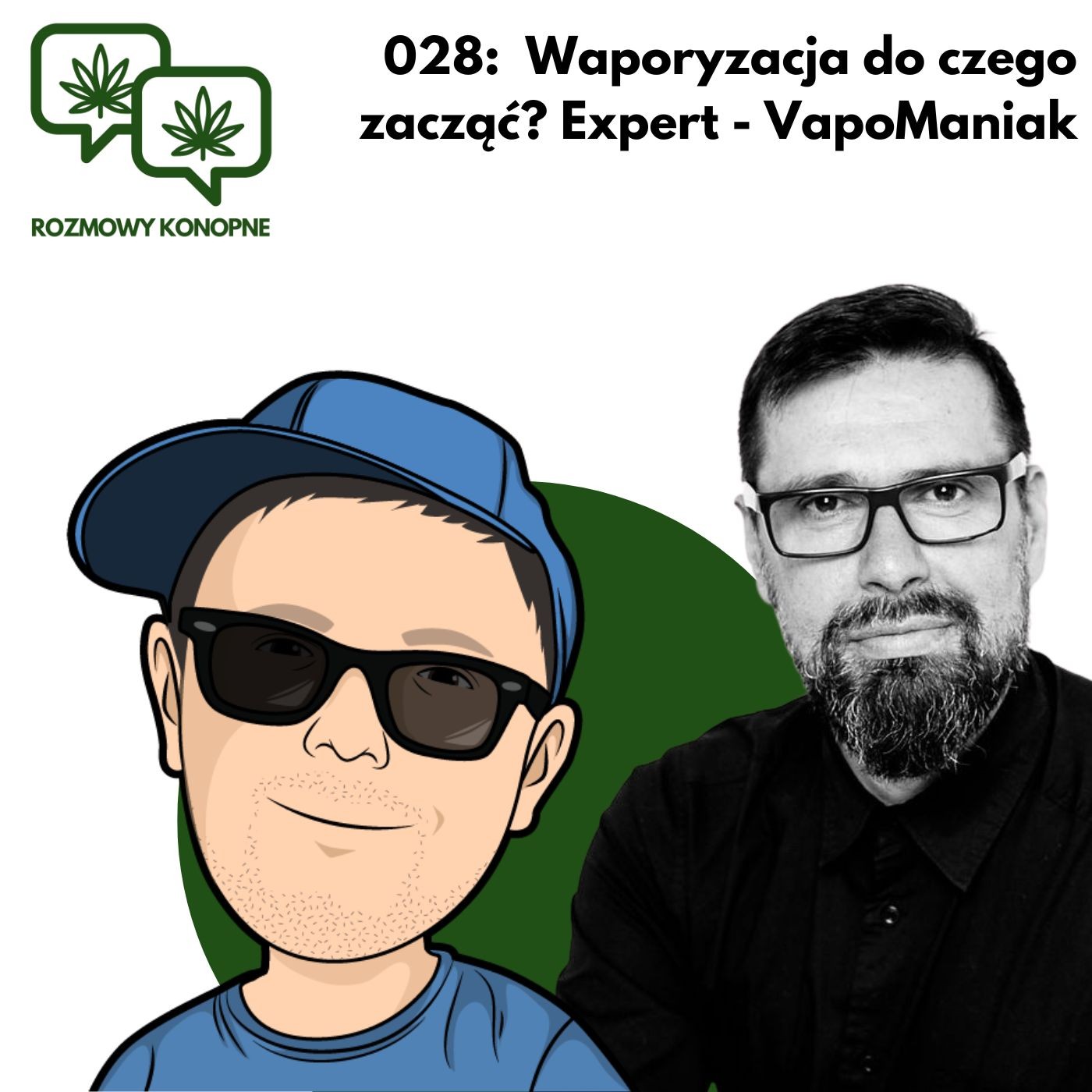 Okładka odcinka: Waporyzacja zamiast palenia — VapoManiak o sprzęcie, temperaturze i terpenach (odc. 028)