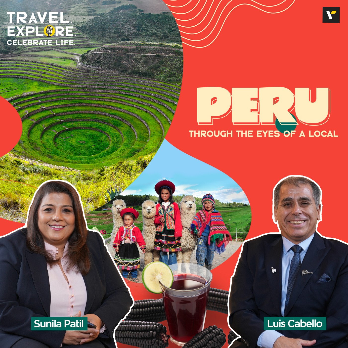🦙👀 Peru: Through The Eyes Of A Local 🌀👣 TECL Podcast with Sunila Patil and Luis Cabello