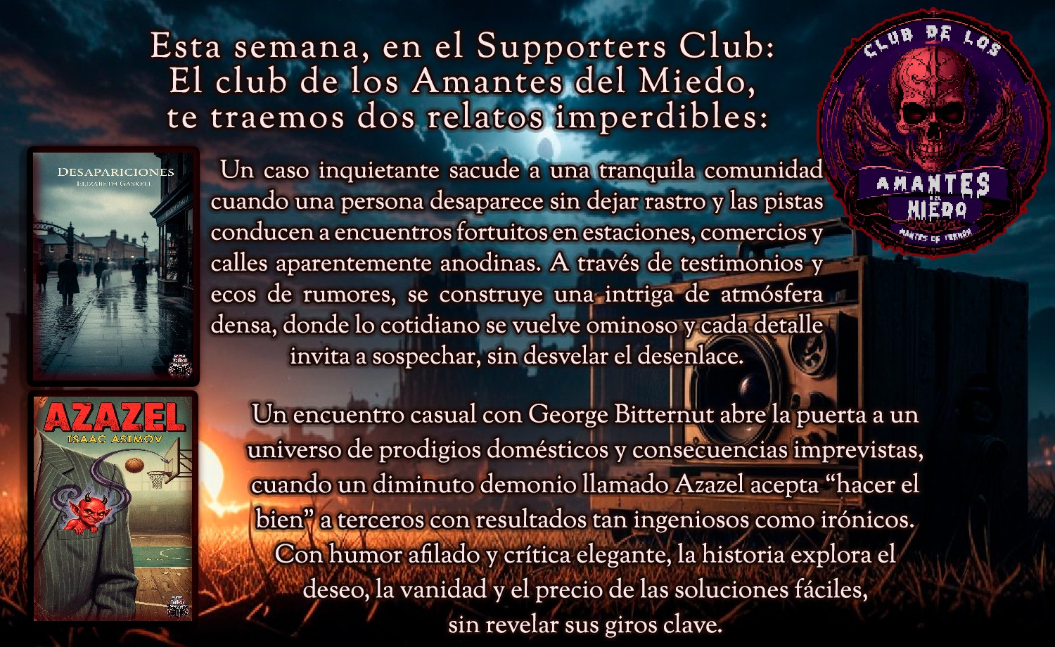 Elizabeth Gaskell y Isaac Asimov