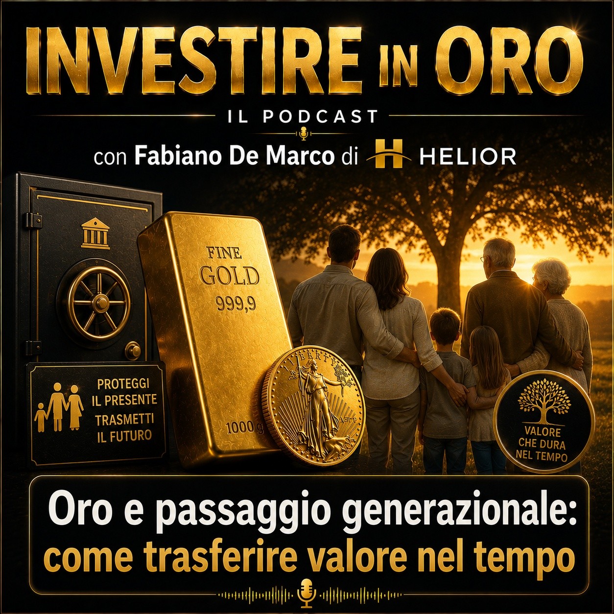 Oro e passaggio generazionale: come trasferire valore nel tempo