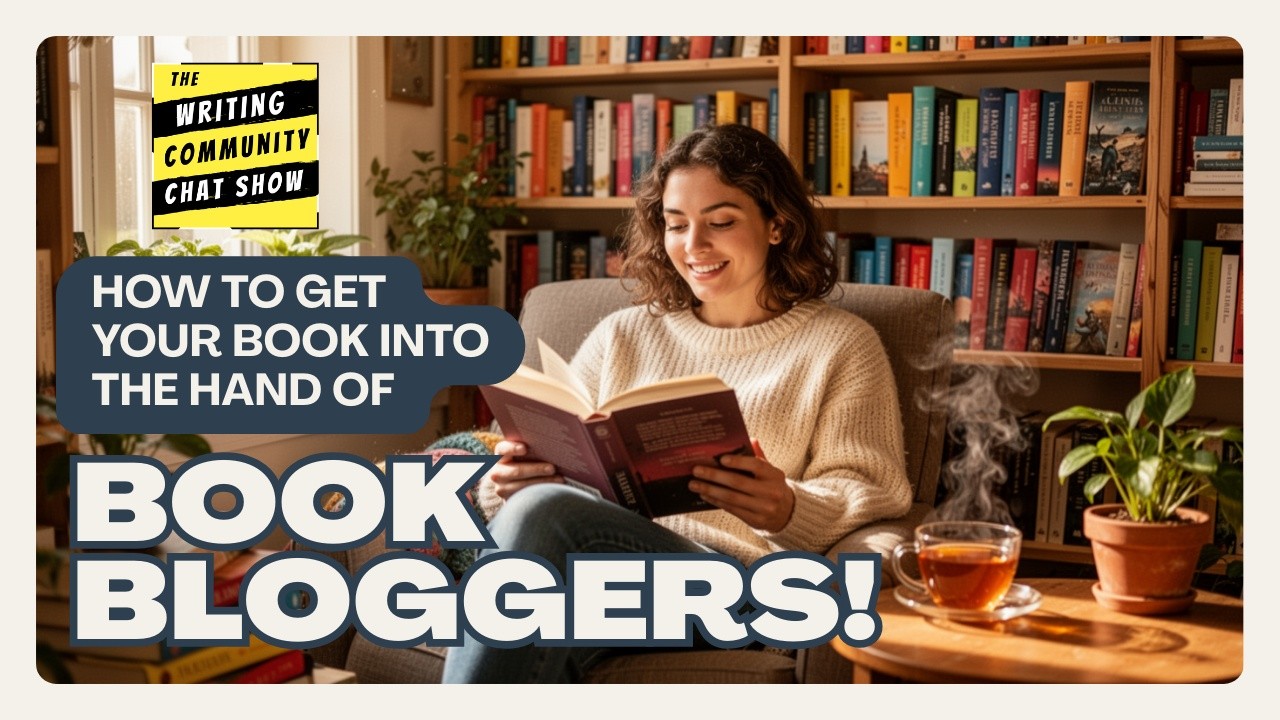 How to Get Your Book Into the Hands of Book Bloggers! Writing tips and advice from The Writing Community Chat Show.