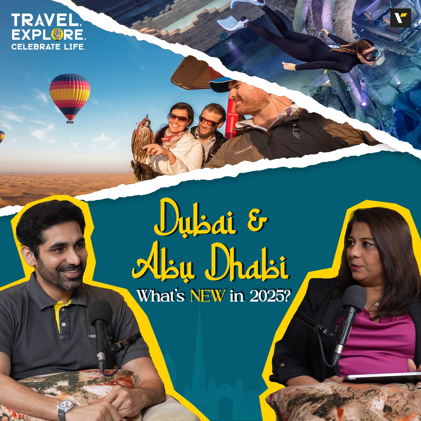 🎢🇦🇪 Dubai-Abu Dhabi 2025: What’s NEW & BUZZING? 🚁🏎️🌊|  TECL Podcast with Neil and Sunila