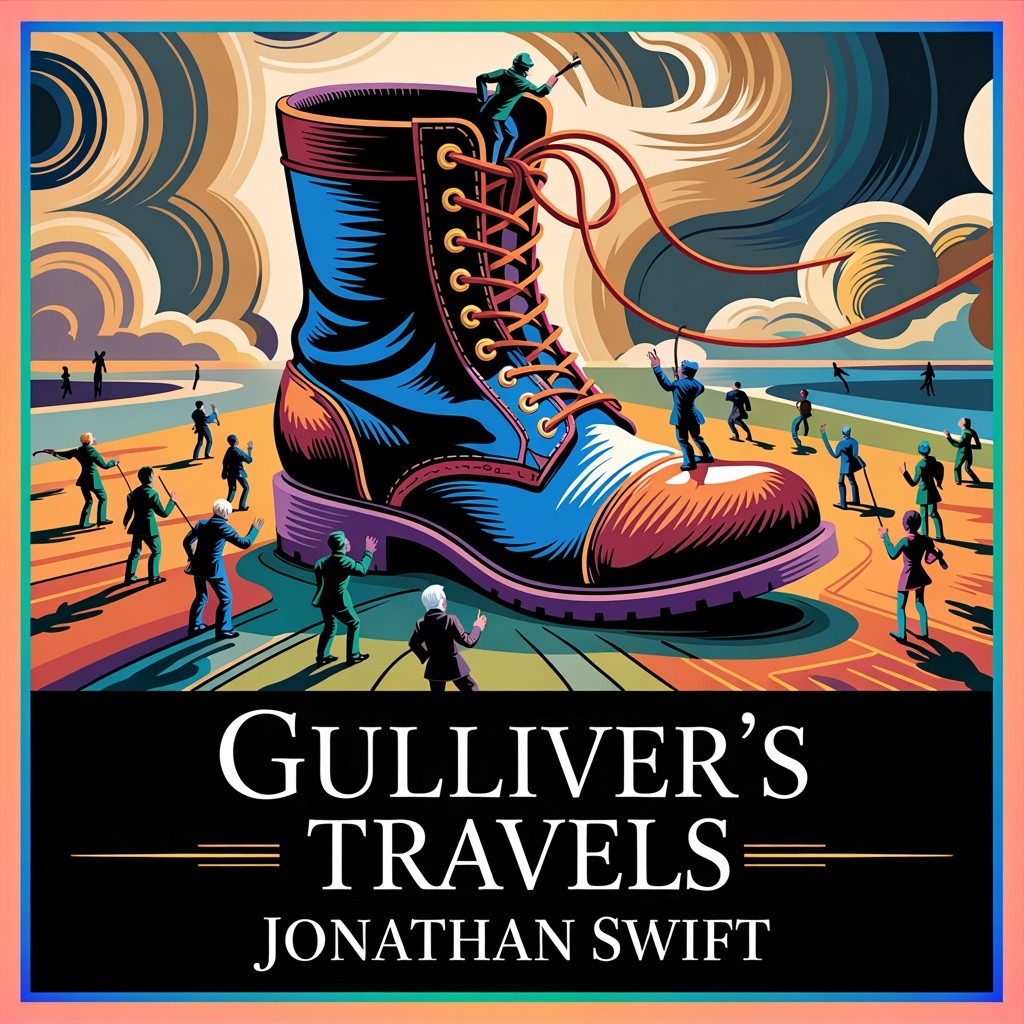 Cover of Gulliver's Travels: A Satirical Journey