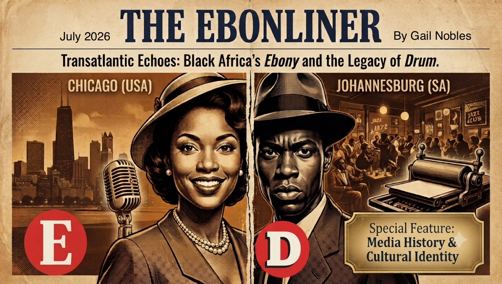 Transatlantic Echoes: How South Africa’s Drum and America’s Ebony Defined Black Media
