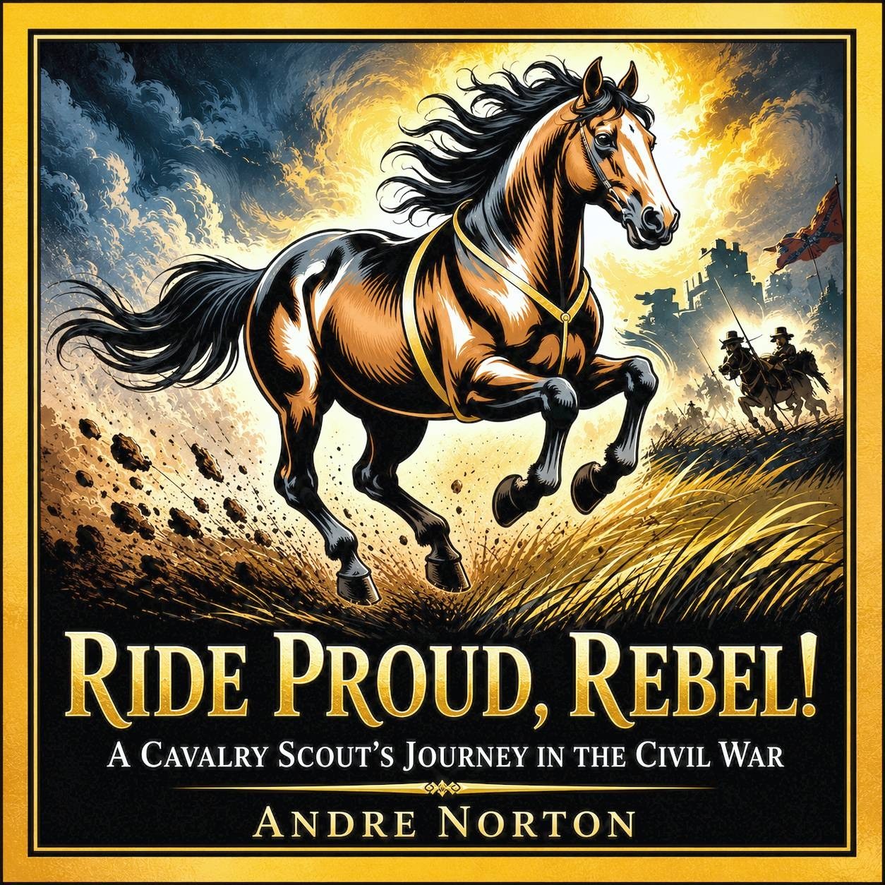 Cover of Ride Proud, Rebel! A Cavalry Scout's Journey in the Civil War