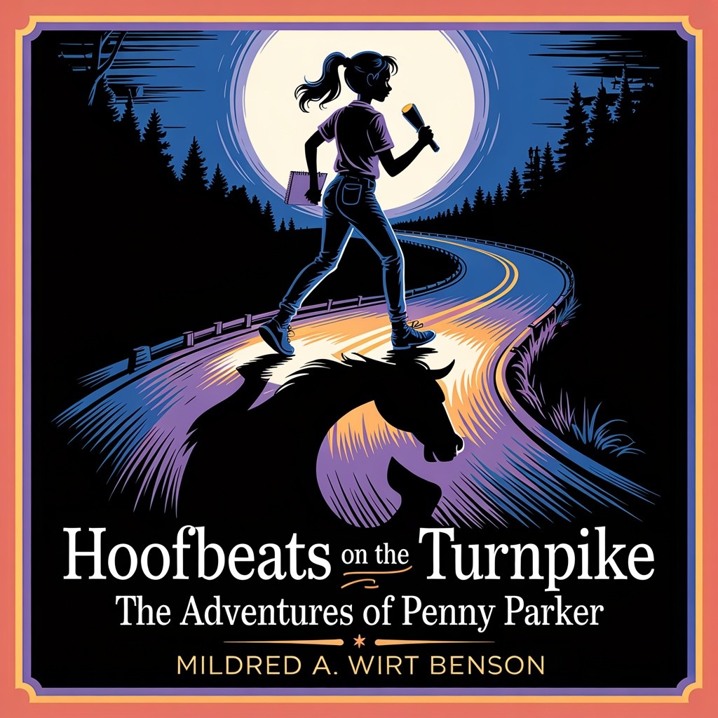 Cover of Hoofbeats on the Turnpike: The Adventures of Penny Parker