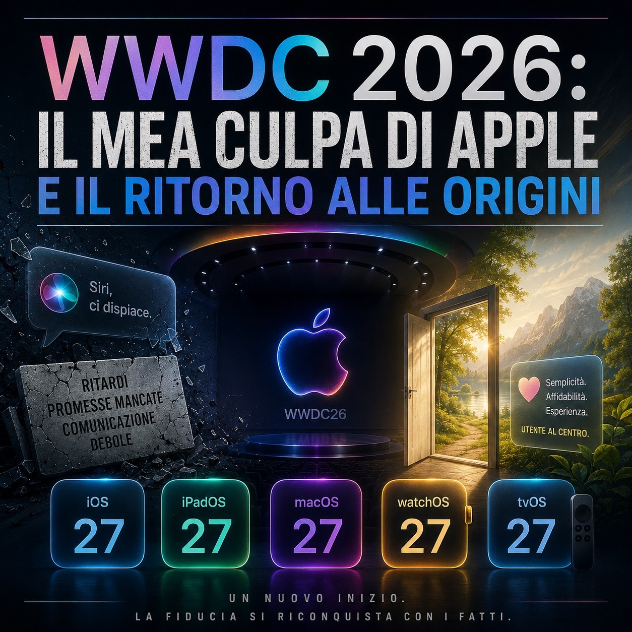 IO&TEch – Stagione 11 episodio 24: WWDC 2026 – il mea culpa di Apple e il ritorno alle origini