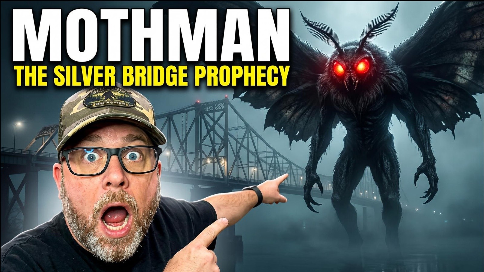 The Mothman of Point Pleasant: Sightings, Prophecies & The Silver Bridge Disaster | Deep Woods Paranormal Podcast