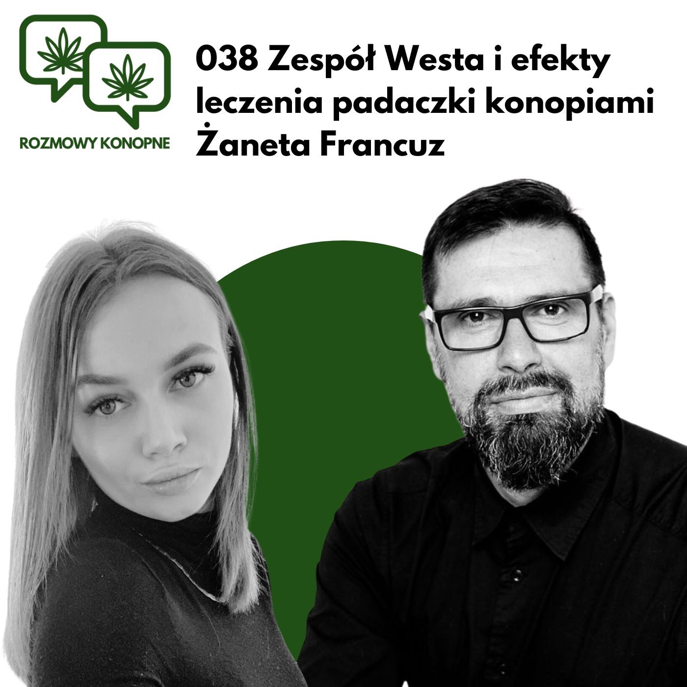 Okładka odcinka: Zespół Westa u niemowlęcia — Żaneta Francuz o terapii konopiami bez napadów od roku (odc. 038)