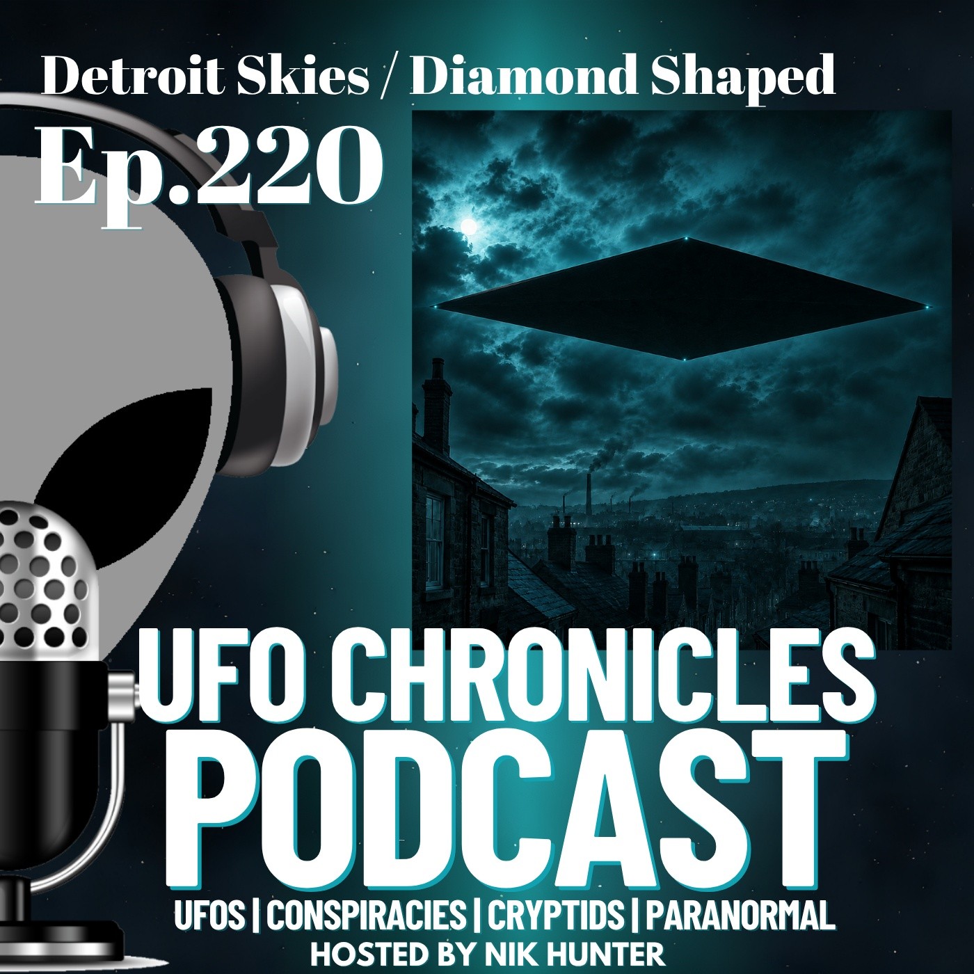 Ep.220 Detroit Skies / Diamond Shaped artwork