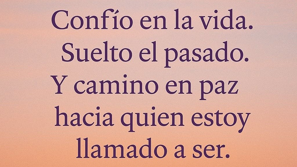 Suelto,Confío,Sigo