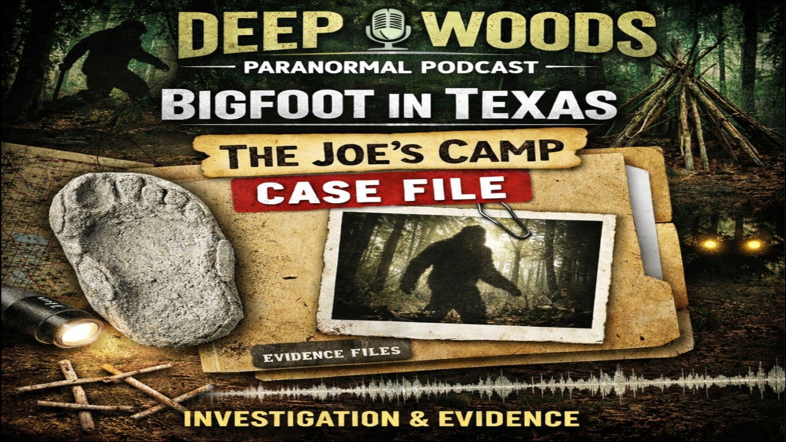 Something is happening at Joe’s Camp in the East Texas Piney Woods.