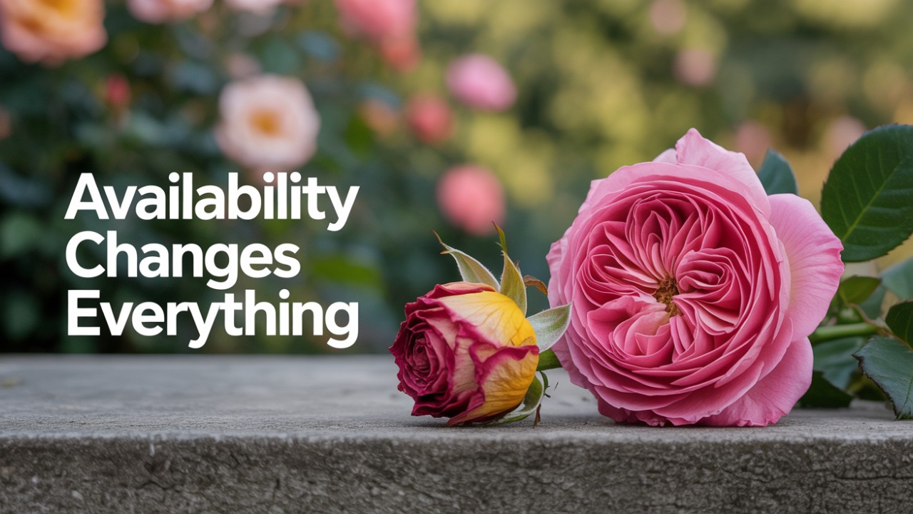 When You Stop Being Available, Everything Changes