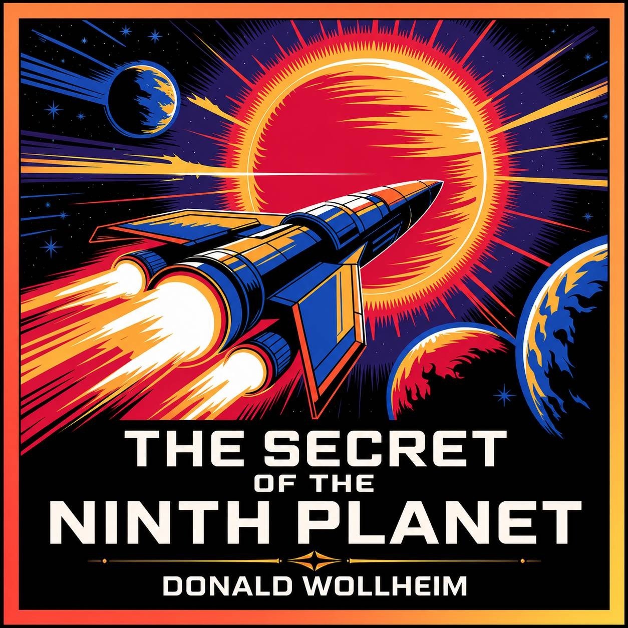 Cover of The Secret of the Ninth Planet: A Race Against Time in Space