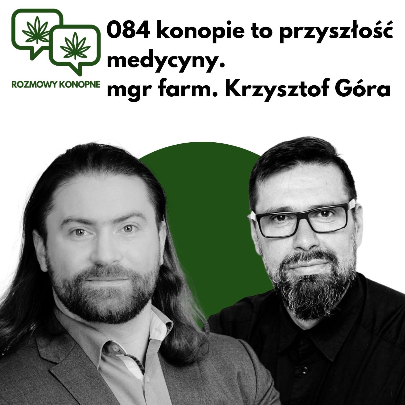 Okładka odcinka: Terpeny i medycyna personalizowana — mgr farm. Krzysztof Góra o przyszłości konopi (odc. 084)