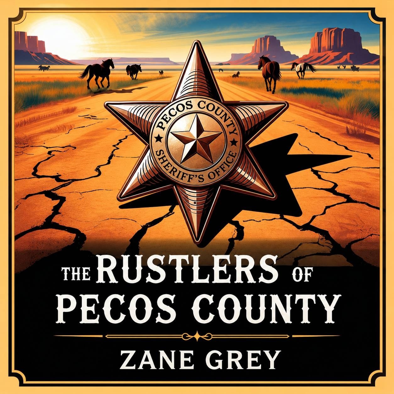 Cover of The Rustlers of Pecos County: Love and Law in Texas