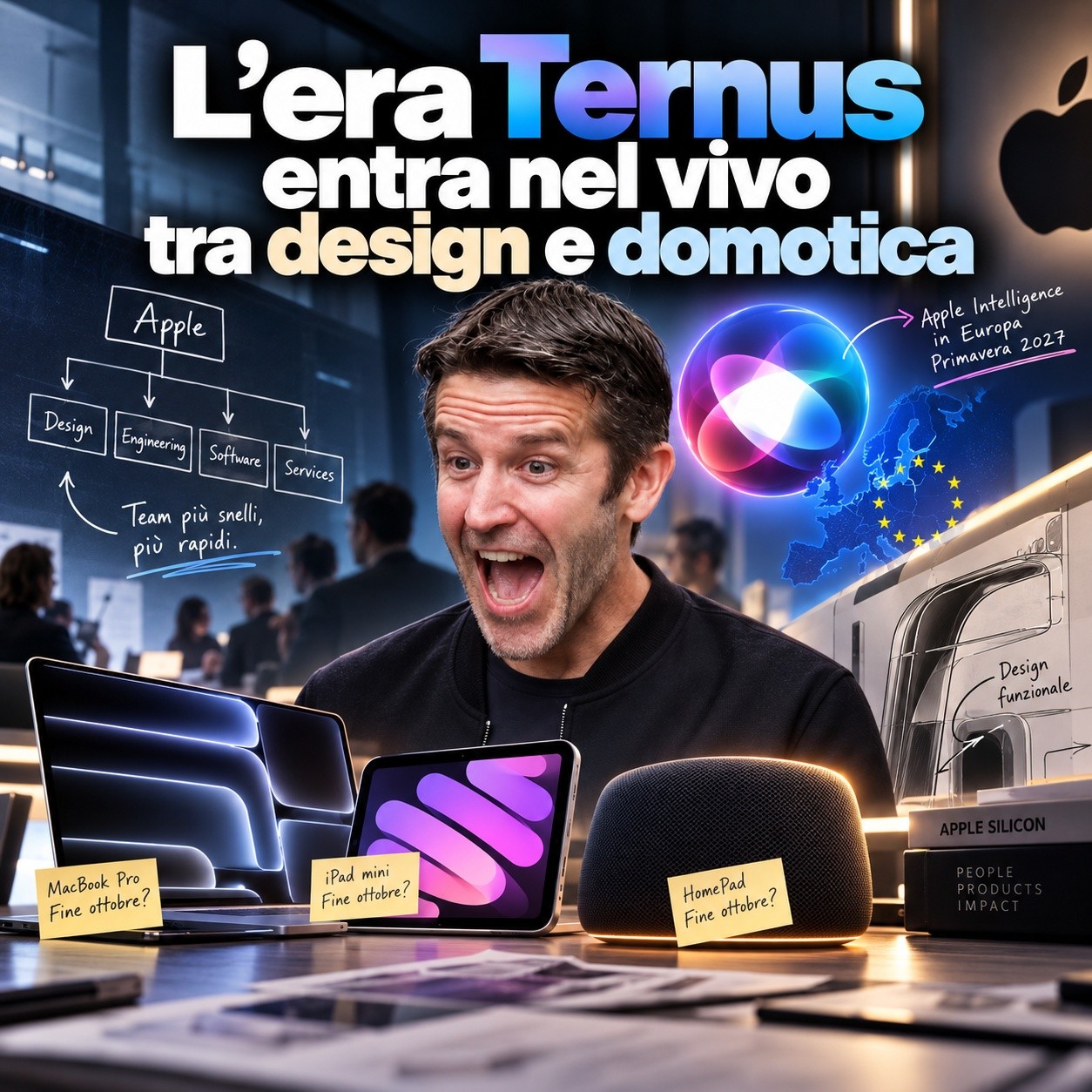 IO&TEch – Stagione 11 episodio 42: L’era John Ternus entra nel vivo tra design e domotica