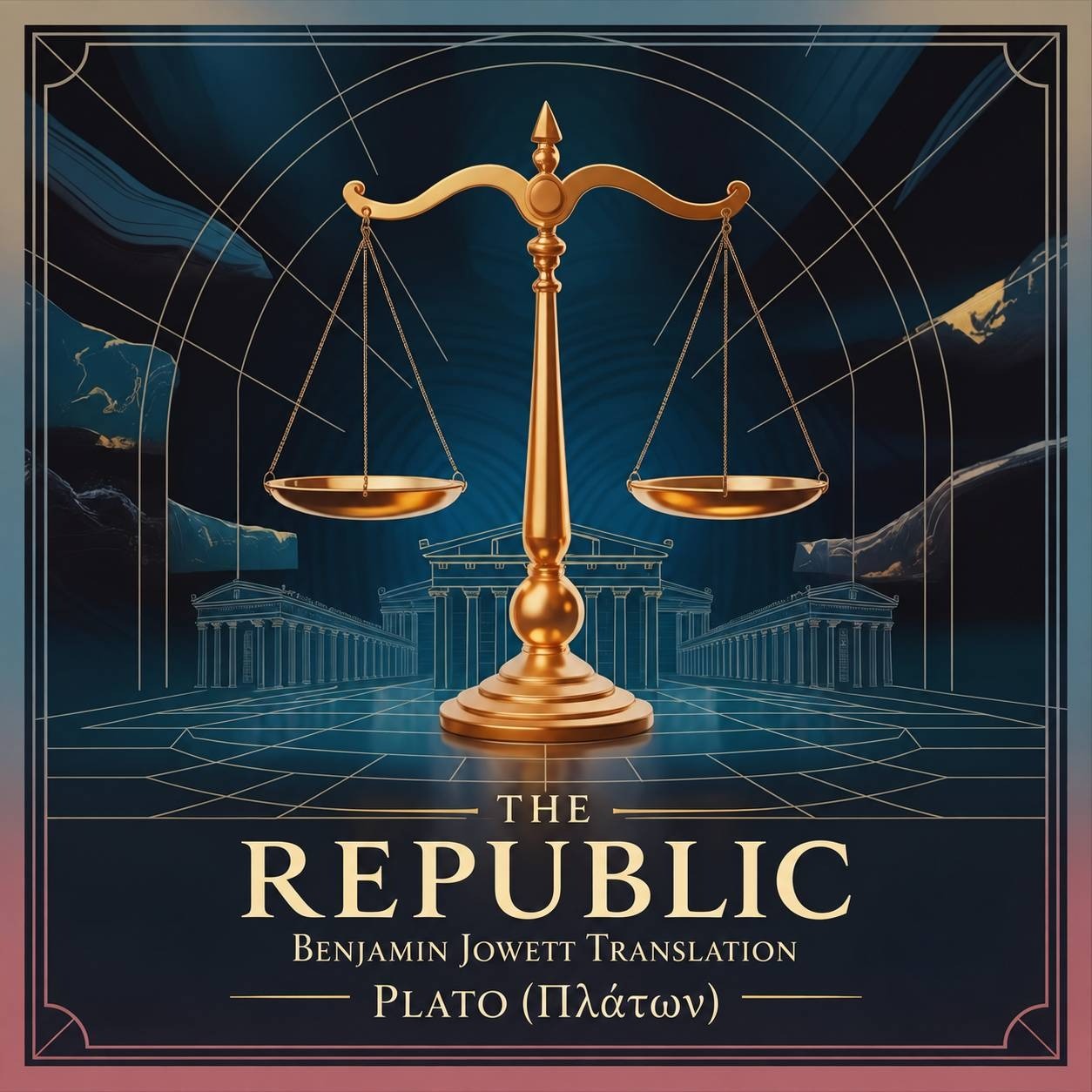 Cover of The Republic: Benjamin Jowett Translation