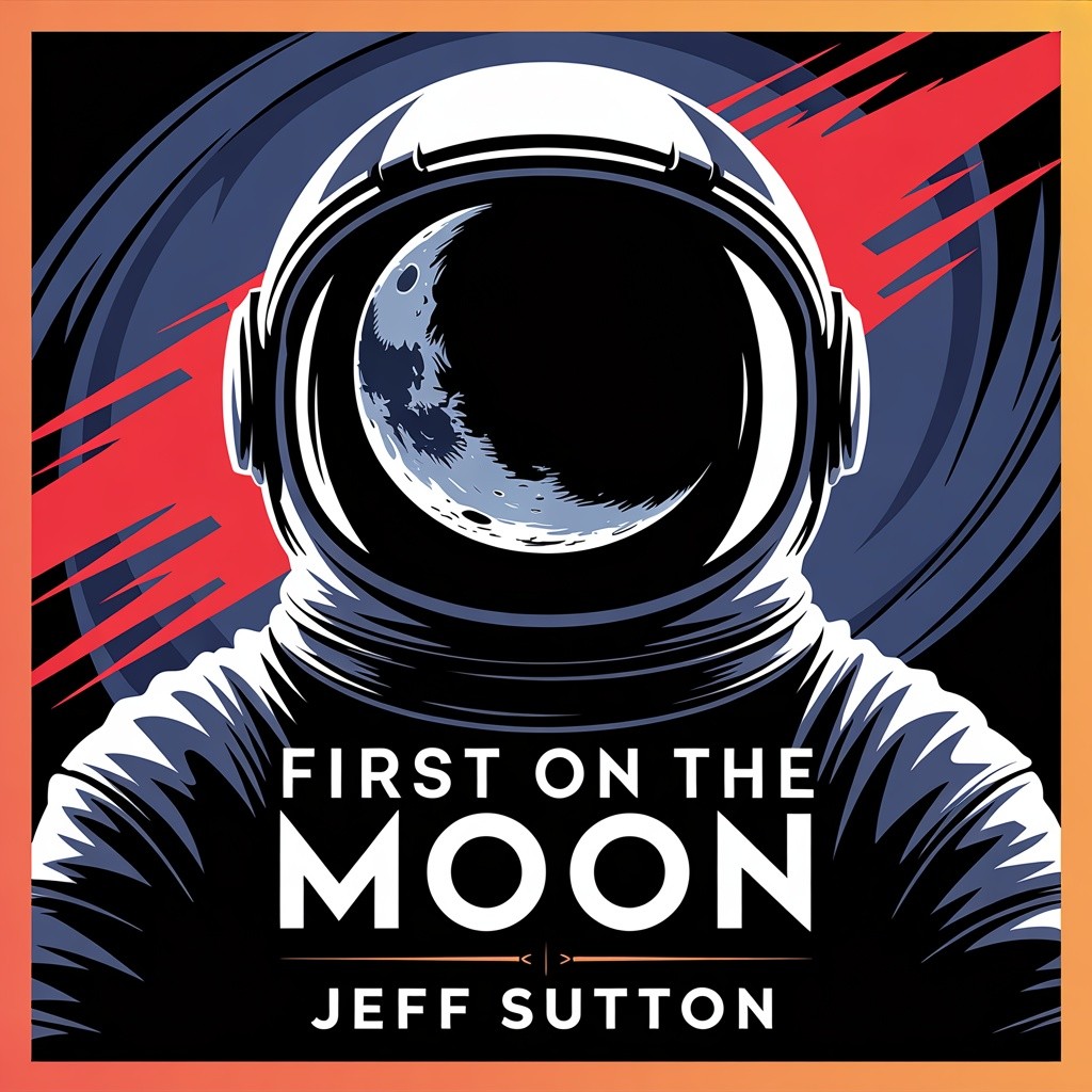 Cover of First on the Moon: The Saboteur Among Us