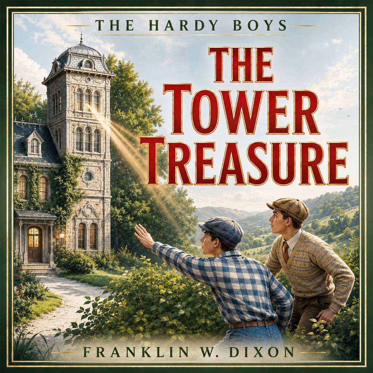 Cover of The Tower Treasure: The Hardy Boys' First Case